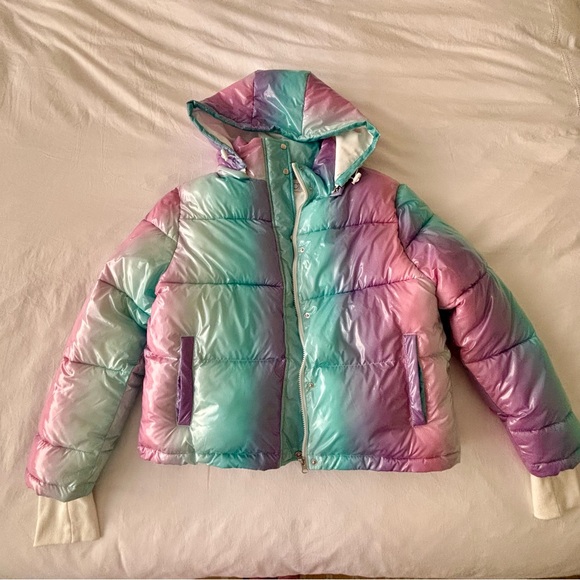 Beach Riot Multicolor Puffer Jacket - Picture 3 of 9